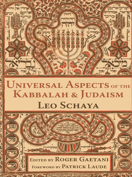 Title details for Universal Aspects of the Kabbalah and Judaism by Leo Schaya - Wait list